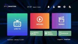 IPTV SMARTERS PRO HOME PAGE LOGIN