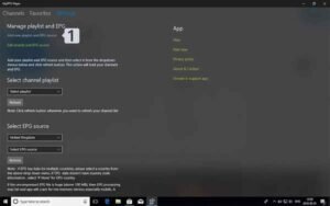 MANAGE PLAYLIST AND EPG ON IPTV SETTINGS